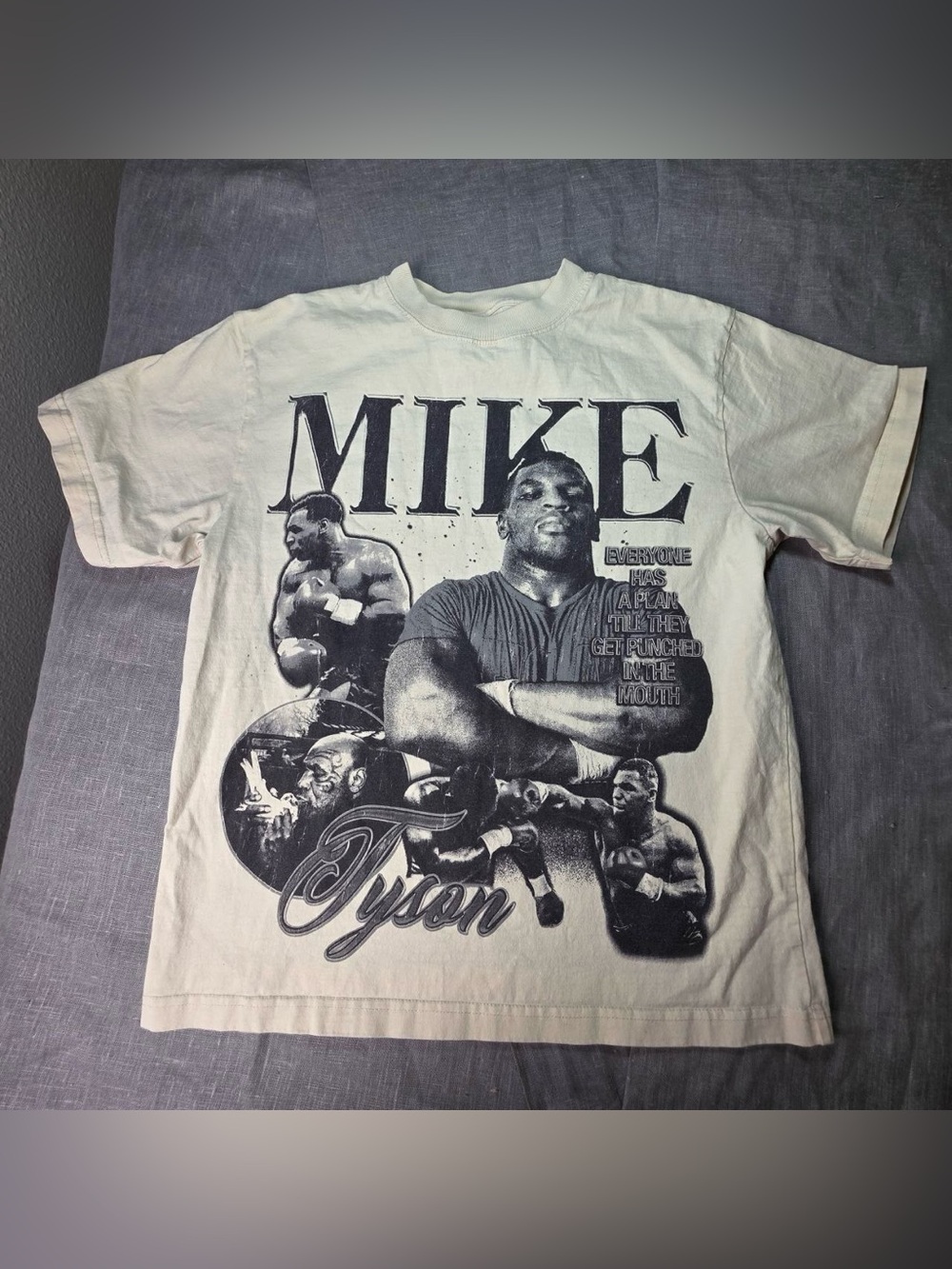 Mike Tyson Graphic T-Shirt Men Size S Iron Mike Boxing Vintage Tee